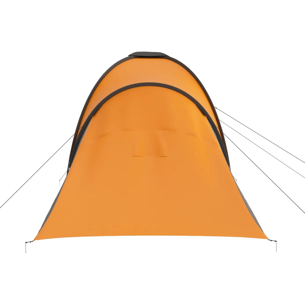 vidaXL Camping Tent 6 Persons Grey and Orange - Spacious, Easy to Set Up, and Weather Resistant 6 Man Tent Cosy Camping Co.   