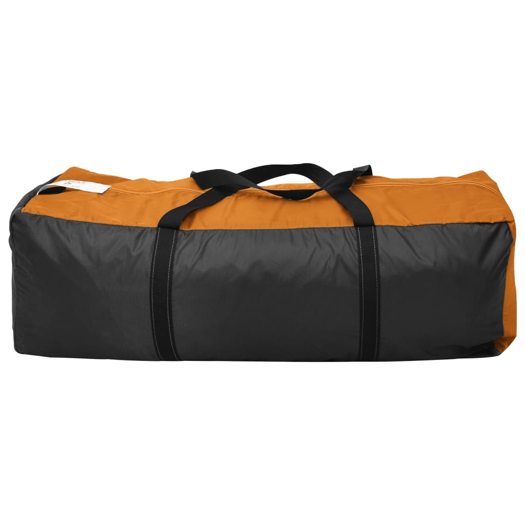 vidaXL Camping Tent 6 Persons Grey and Orange - Spacious, Easy to Set Up, and Weather Resistant 6 Man Tent Cosy Camping Co.   