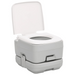 vidaXL Portable Camping Toilet Grey and White 10+10 L HDPE Portable Toilets Cosy Camping Co.   