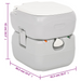 vidaXL Portable Camping Toilet and Handwash Stand Set with Water Tank - Compact and Convenient Portable Toilets Cosy Camping Co.   