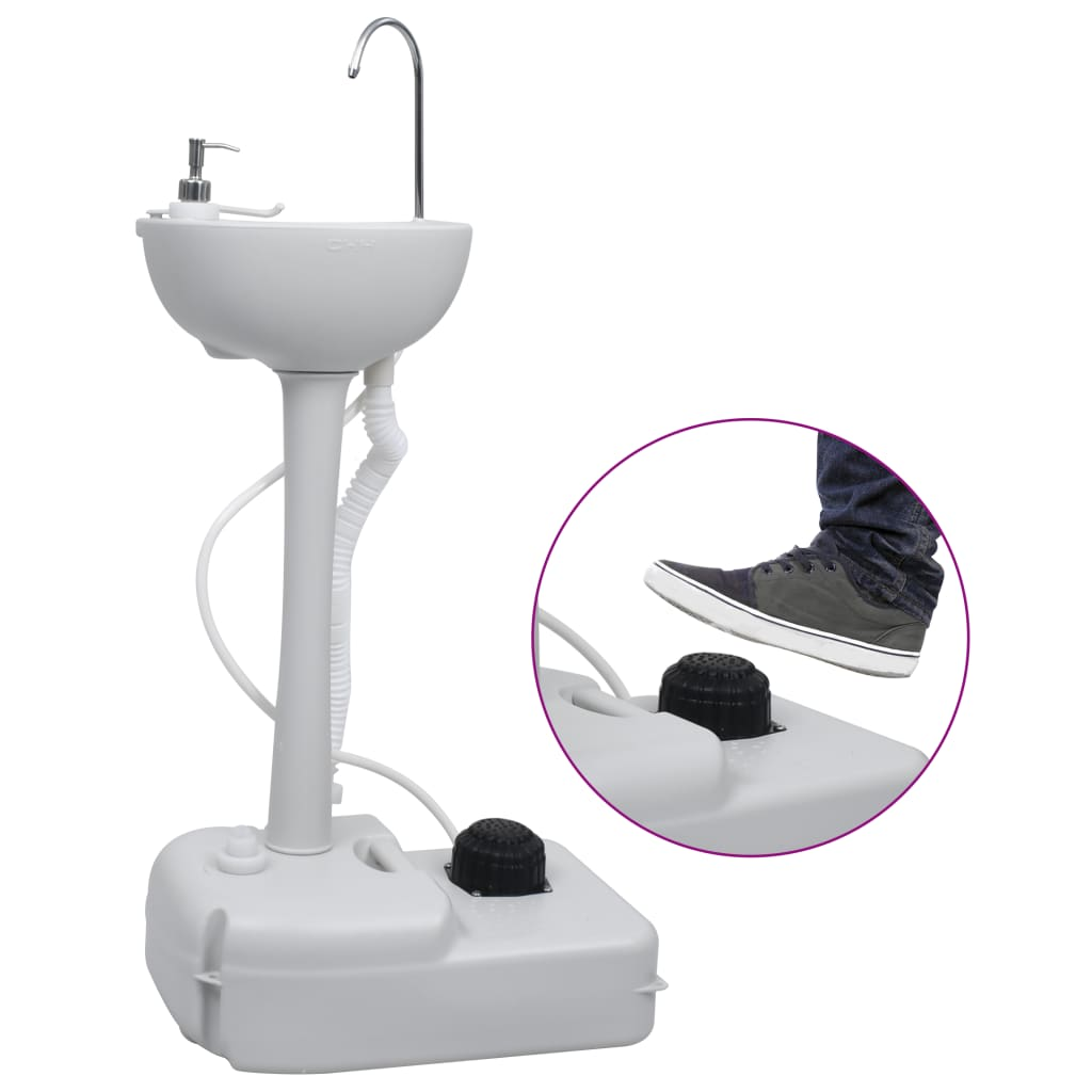 vidaXL Portable Camping Toilet and Handwash Stand Set with Water Tank - Convenient Outdoor Sanitation Portable Toilets Cosy Camping Co.   