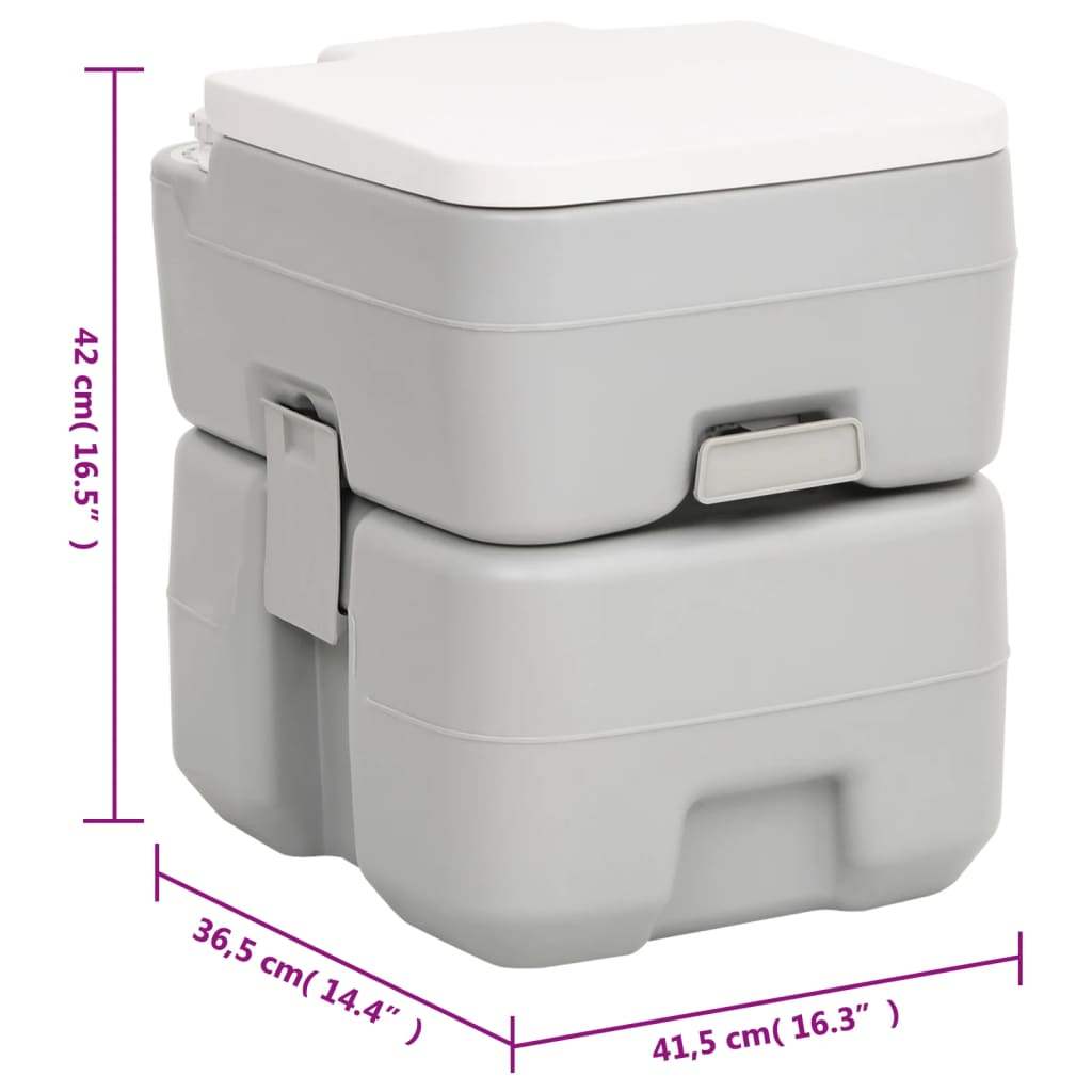 vidaXL Portable Camping Toilet and Handwash Stand Set - Compact, Durable, and Convenient Portable Toilets Cosy Camping Co.   