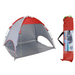 Probeach Beach Tent - Red and Grey, Easy Assembly, UV50+ Coating Beach Tent Cosy Camping Co.   
