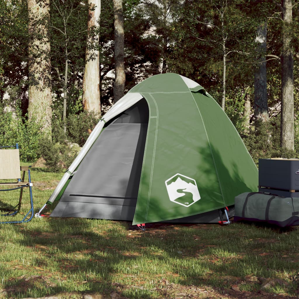 vidaXL Camping Tent Dome 2-Person Green Waterproof - Enjoy the Outdoors with Comfort and Convenience 2 Man Tent Cosy Camping Co.   