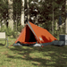 vidaXL Camping Tent 2-Person Grey and Orange Waterproof - Lightweight and Portable 2 Man Tent Cosy Camping Co.   