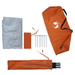 vidaXL Camping Tent 2-Person Grey and Orange Waterproof - Lightweight and Portable 2 Man Tent Cosy Camping Co.   