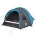 vidaXL Camping Tent 4 Persons Blue 300x250x132 cm 185T Taffeta - Explore the Outdoors in Comfort 4 Man Tent Cosy Camping Co.   