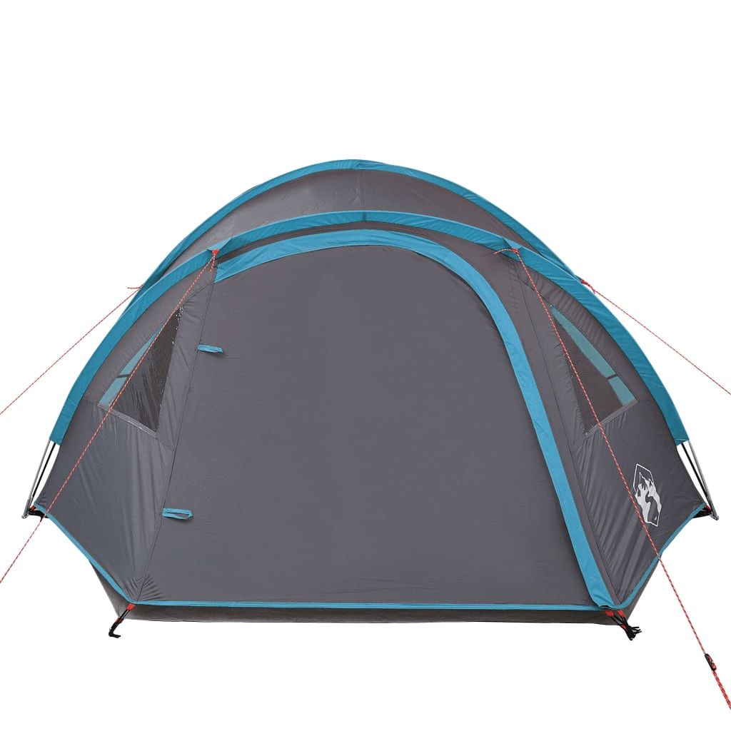 vidaXL Camping Tent 4 Persons Blue 300x250x132 cm 185T Taffeta - Explore the Outdoors in Comfort 4 Man Tent Cosy Camping Co.   