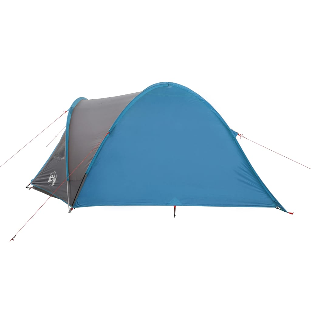 vidaXL Camping Tent 4 Persons Blue 300x250x132 cm 185T Taffeta - Explore the Outdoors in Comfort 4 Man Tent Cosy Camping Co.   