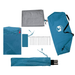 vidaXL Camping Tent 4 Persons Blue 300x250x132 cm 185T Taffeta - Explore the Outdoors in Comfort 4 Man Tent Cosy Camping Co.   