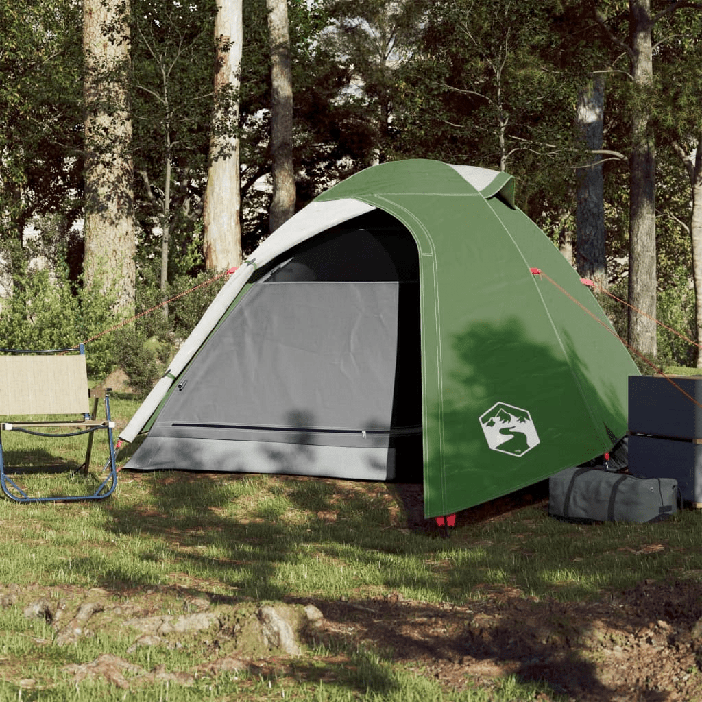 vidaXL Camping Tent Dome 3-Person Green Waterproof - Enjoy Outdoor Adventures with Comfort and Protection 3 Man Tent Cosy Camping Co.   