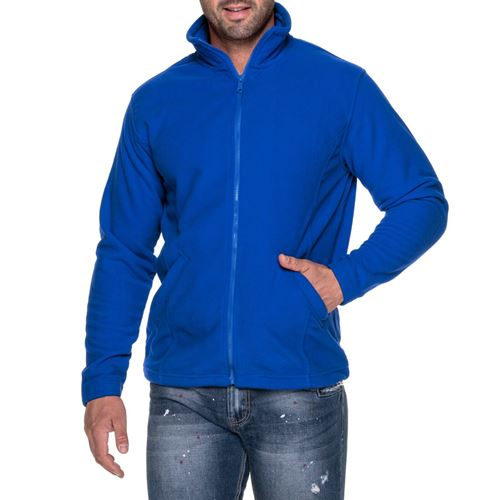 Premium Men's Microfleece Jacket - Lightweight, Warm, and Stylish Mens Jacket Cosy Camping Co. Royal L 