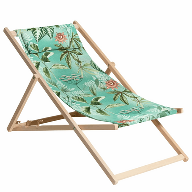 Madison Wooden Beach Chair Mauel Camping Chair Cosy Camping Co. Blue  