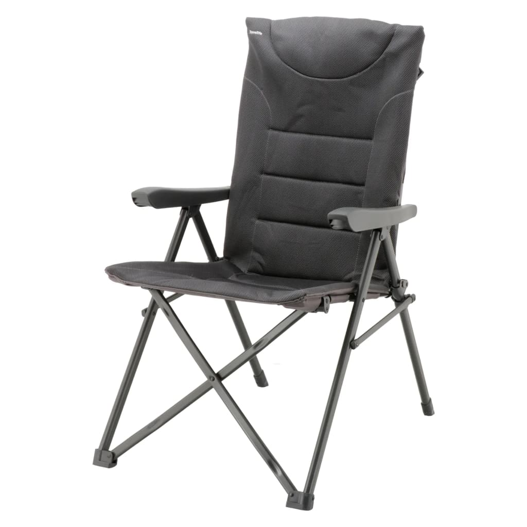 Travellife Foldable Chair Barletta Cross Grey - Portable and Comfortable Camping Chair Camping Chair Cosy Camping Co.   