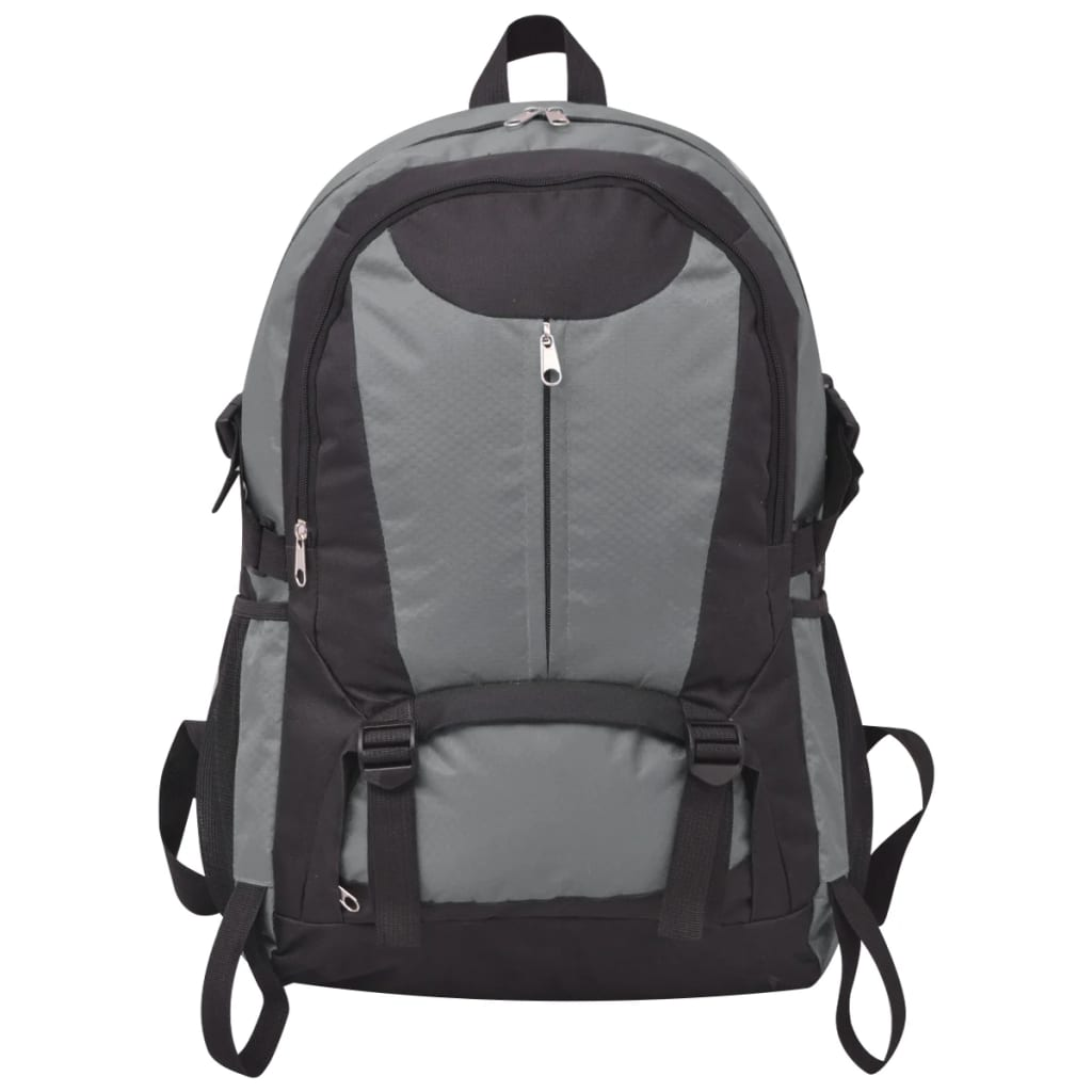 vidaXL Hiking Backpack 40 L Black and Grey - Durable, Water Repellent, and Comfortable Rucksack Cosy Camping Co.   