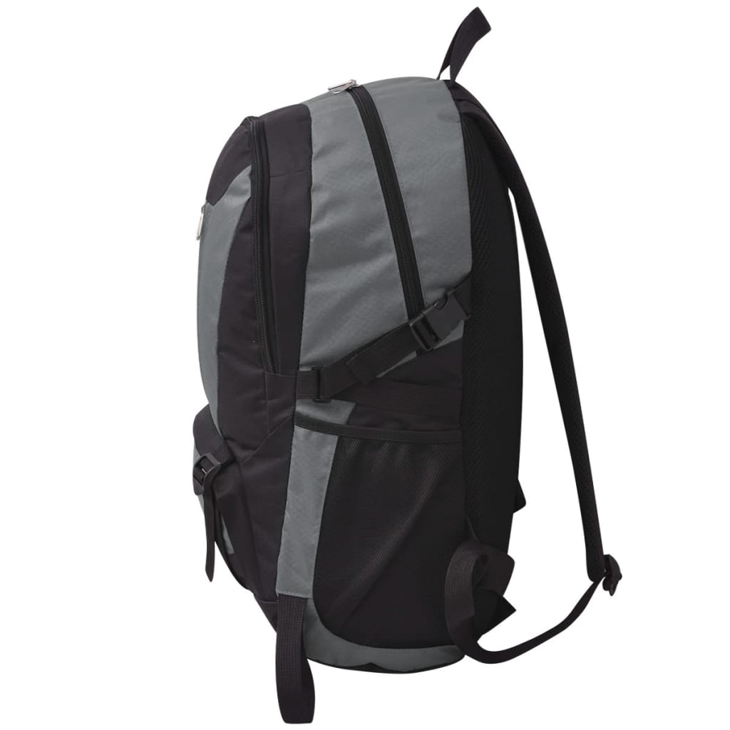vidaXL Hiking Backpack 40 L Black and Grey - Durable, Water Repellent, and Comfortable Rucksack Cosy Camping Co.   