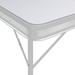 vidaXL Folding Camping Table with 2 Benches Aluminium White - Lightweight and Foldable Camping Table Cosy Camping Co.   