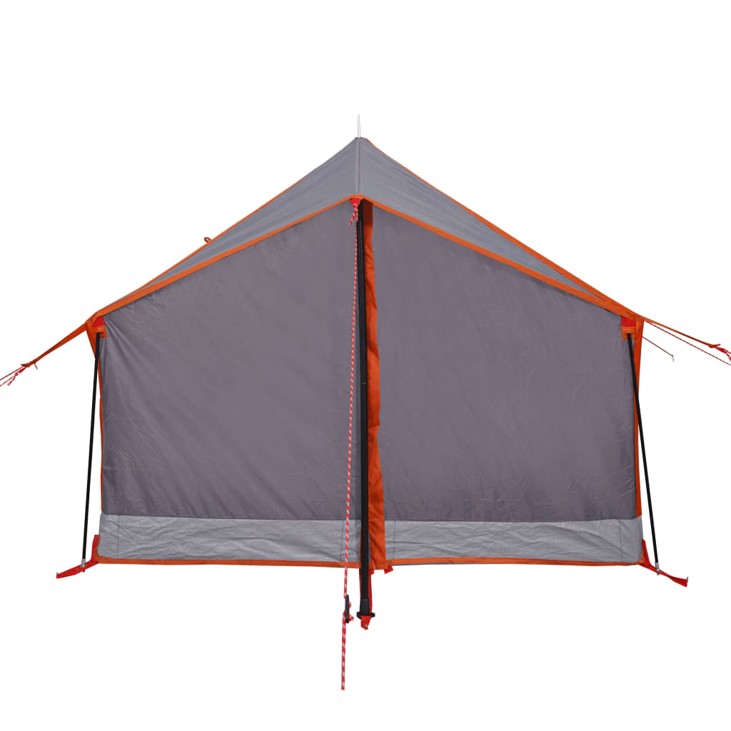 vidaXL Camping Tent 2-Person Grey and Orange Waterproof - Explore the Outdoors with Confidence 2 Man Tent Cosy Camping Co.   