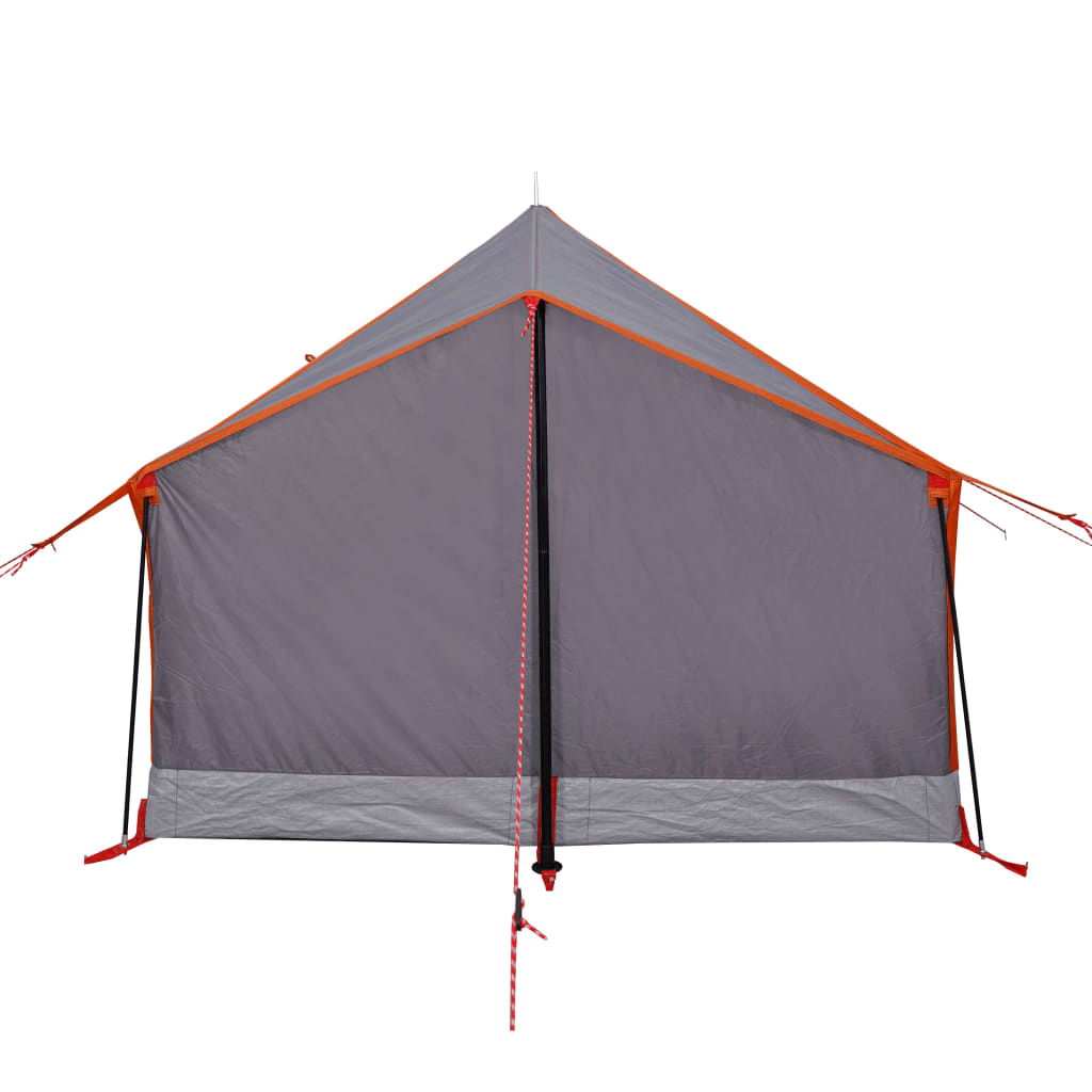 vidaXL Camping Tent 2-Person Grey and Orange Waterproof - Explore the Outdoors with Confidence 2 Man Tent Cosy Camping Co.   