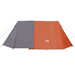 vidaXL Camping Tent 3-Person Grey and Orange Waterproof 3 Man Tent Cosy Camping Co.   