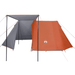 vidaXL Camping Tent 3-Person Grey and Orange Waterproof 3 Man Tent Cosy Camping Co.   