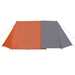 vidaXL Camping Tent 3-Person Grey and Orange Waterproof 3 Man Tent Cosy Camping Co.   