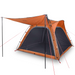 vidaXL Camping Tent 4-Person Grey and Orange Quick Release Waterproof - Stay Dry and Comfortable on Your Outdoor Adventures 4 Man Tent Cosy Camping Co.   