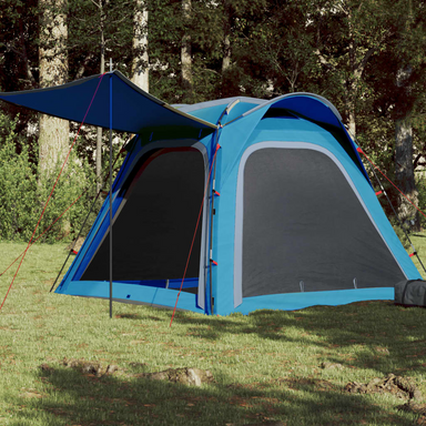 vidaXL Camping Tent 4-Person Blue Quick Release Waterproof - Enjoy Outdoor Adventures 4 Man Tent Cosy Camping Co. Blue  