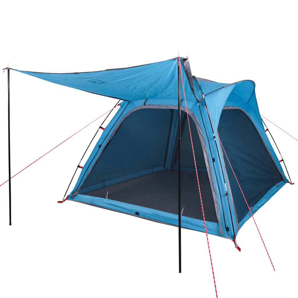 vidaXL Camping Tent 4-Person Blue Quick Release Waterproof - Enjoy Outdoor Adventures 4 Man Tent Cosy Camping Co.   