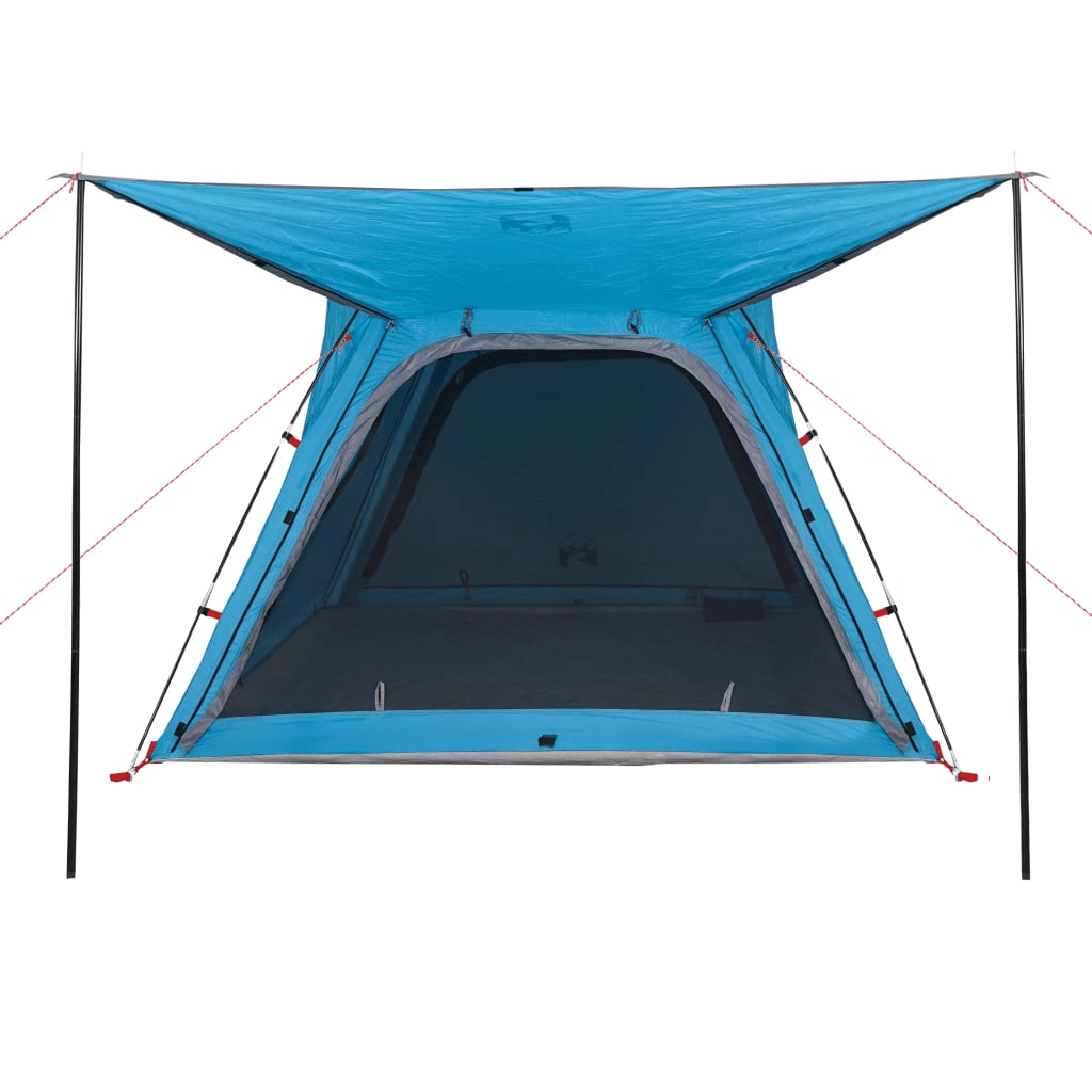 vidaXL Camping Tent 4-Person Blue Quick Release Waterproof - Enjoy Outdoor Adventures 4 Man Tent Cosy Camping Co.   