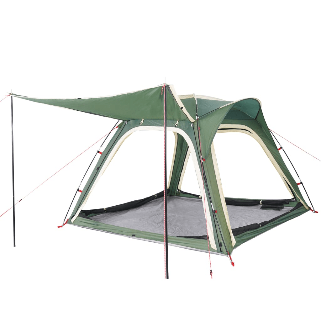 vidaXL Camping Tent 4-Person Green Quick Release Waterproof - Explore the Outdoors 4 Man Tent Cosy Camping Co.   