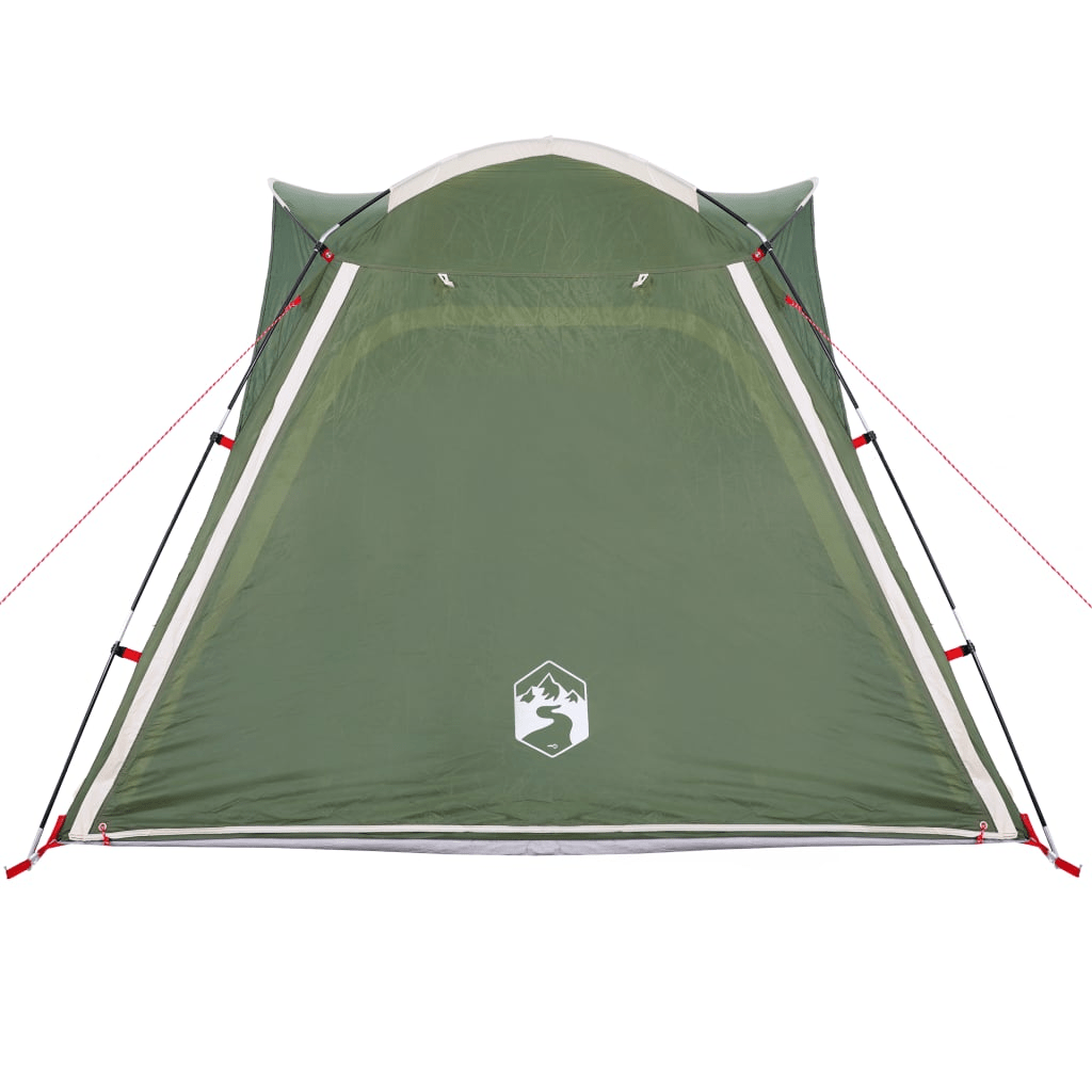 vidaXL Camping Tent 4-Person Green Quick Release Waterproof - Explore the Outdoors 4 Man Tent Cosy Camping Co.   