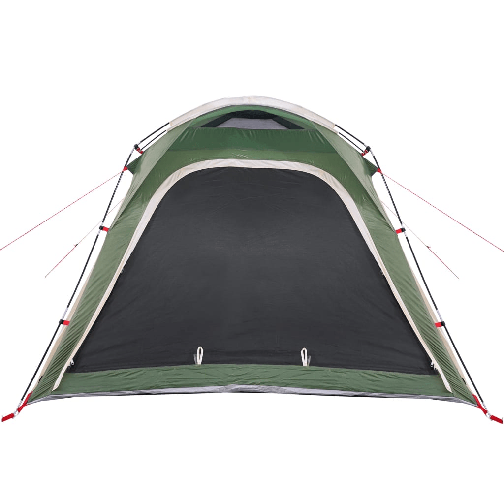 vidaXL Camping Tent 4-Person Green Quick Release Waterproof - Explore the Outdoors 4 Man Tent Cosy Camping Co.   