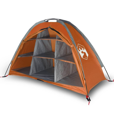 vidaXL Storage Tent 9 Compartments Grey and Orange Waterproof Storage Tent Cosy Camping Co.   