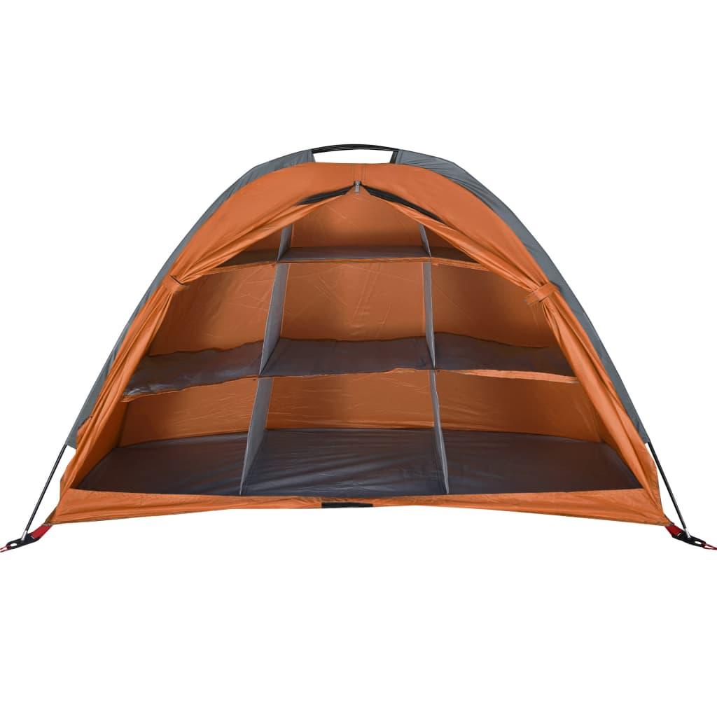 vidaXL Storage Tent 9 Compartments Grey and Orange Waterproof Storage Tent Cosy Camping Co.   