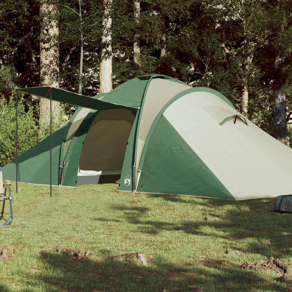 vidaXL Family Tent Dome 6-Person Green – Waterproof, Spacious, and Weather-Resistant 6 Man Tent Cosy Camping Co. Green  