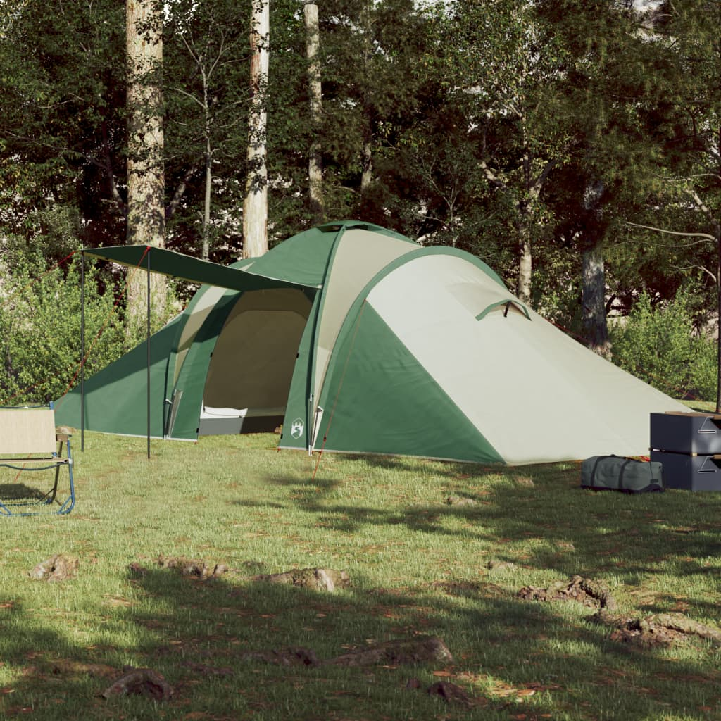 vidaXL Family Tent Dome 6-Person Green – Waterproof, Spacious, and Weather-Resistant 6 Man Tent Cosy Camping Co.   