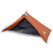 vidaXL Camping Tent Tipi 1-Person Grey and Orange Waterproof - Stay Comfortably Dry in Any Weather 1 Man Tent Cosy Camping Co.   