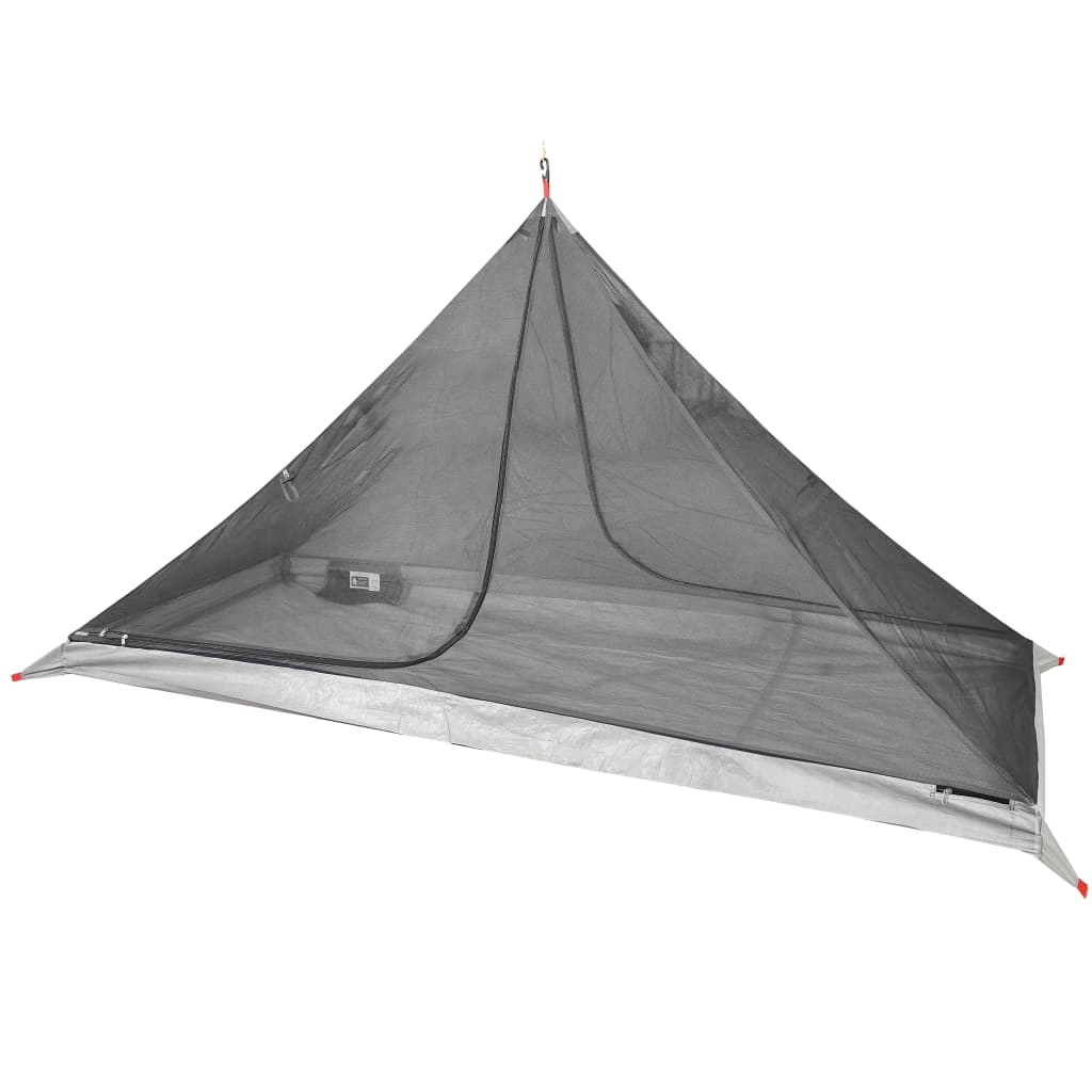 vidaXL Camping Tent Tipi 1-Person Grey and Orange Waterproof - Stay Comfortably Dry in Any Weather 1 Man Tent Cosy Camping Co.   