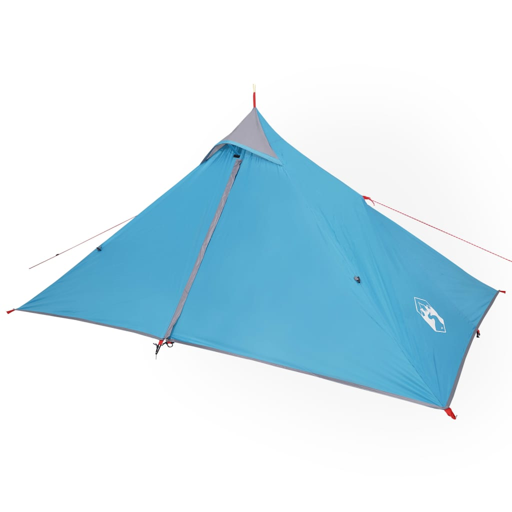 vidaXL Camping Tent Tipi 1-Person Blue Waterproof - Outdoor Adventure Essential 1 Man Tent Cosy Camping Co.   