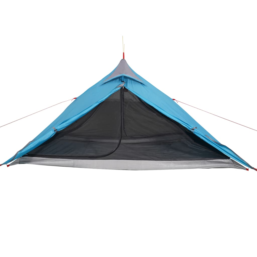 vidaXL Camping Tent Tipi 1-Person Blue Waterproof - Outdoor Adventure Essential 1 Man Tent Cosy Camping Co.   