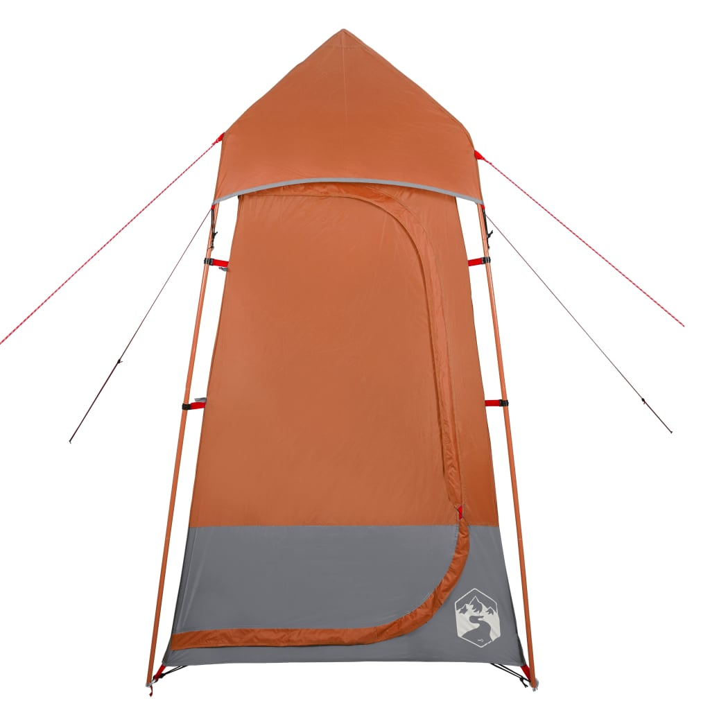 vidaXL Toilet Tent - Grey and Orange, Waterproof, Portable, Privacy Protection Portable Toilets Cosy Camping Co.   