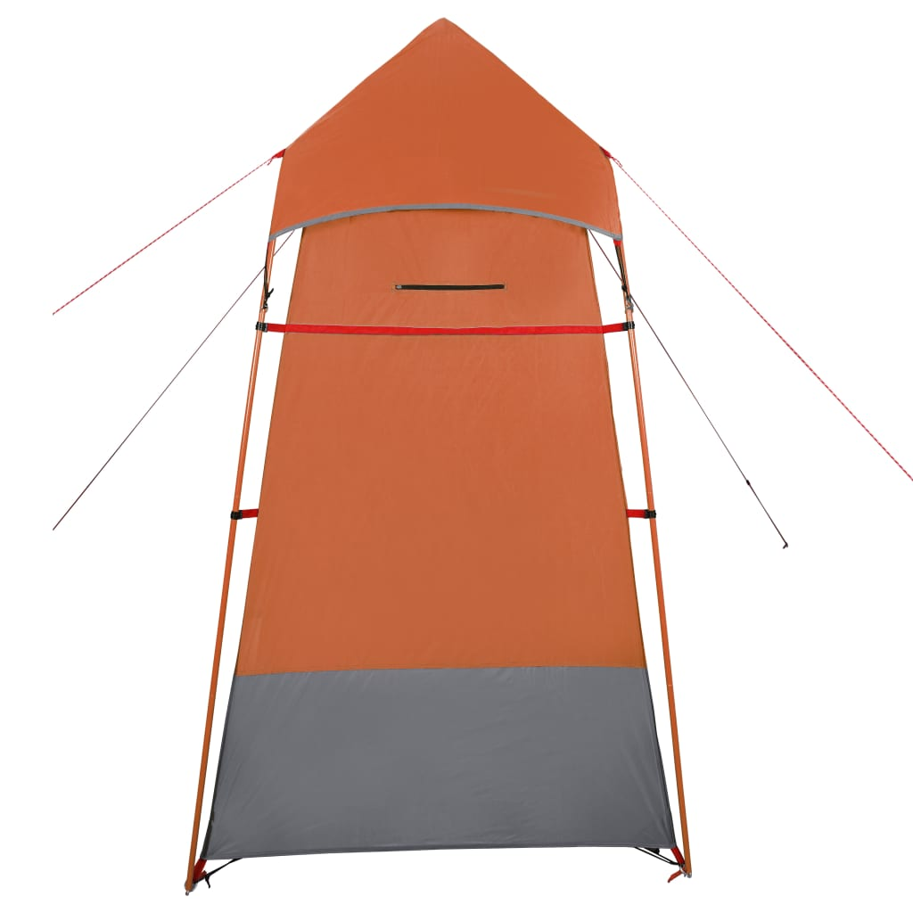 vidaXL Toilet Tent - Grey and Orange, Waterproof, Portable, Privacy Protection Portable Toilets Cosy Camping Co.   