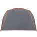 vidaXL Family Tent with Porch - 6-Person Grey and Orange, Waterproof Camping Tent 6 Man Tent Cosy Camping Co.   