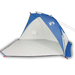 vidaXL Beach Tent Azure Blue 268x223x125 cm - Waterproof & Wind-Resistant Beach Tent Cosy Camping Co.   