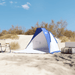 vidaXL Beach Tent Azure Blue 268x223x125 cm - Waterproof & Wind-Resistant Beach Tent Cosy Camping Co.   