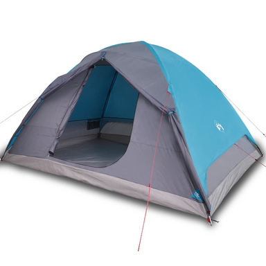 vidaXL Camping Tent Dome 6-Person Blue Waterproof - Buy Now at vidaXL 6 Man Tent Cosy Camping Co.   