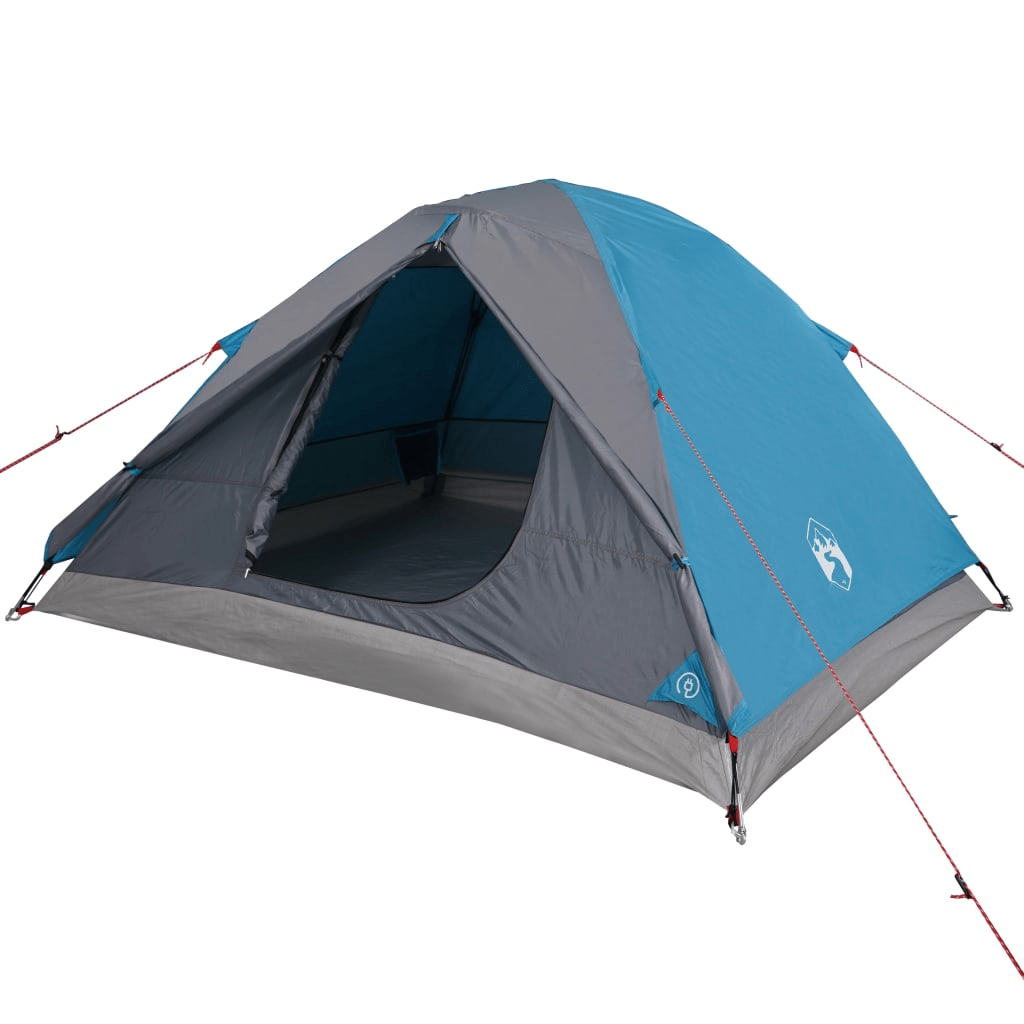 vidaXL Camping Tent Dome 3-Person Blue Waterproof - High-Quality Outdoor Shelter 3 Man Tent Cosy Camping Co.   