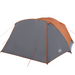 vidaXL Camping Tent with Porch | 4-Person | Grey and Orange | Waterproof 4 Man Tent Cosy Camping Co.   