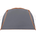 vidaXL Camping Tent with Porch | 4-Person | Grey and Orange | Waterproof 4 Man Tent Cosy Camping Co.   